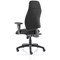 Posture High Back Chair, Height Adjustable Arms, Black
