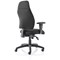 Posture High Back Chair, Height Adjustable Arms, Black