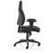 Posture High Back Chair, Height Adjustable Arms, Black