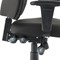 Posture High Back Chair, Height Adjustable Arms, Black