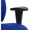 Posture High Back Chair, Height Adjustable Arms, Blue