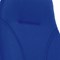 Posture High Back Chair, Height Adjustable Arms, Blue