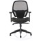 Amaze Mesh Chair, Height Adjustable Arms, Black