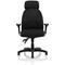 Energize Aviator Armchair, Height Adjustable Arms, Black