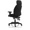 Energize Aviator Armchair, Height Adjustable Arms, Black