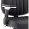 Barcelona Bonded Leather Operator Chair, Height Adjustable Arms, Black