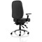 Barcelona Operator Chair, Height Adjustable Arms, Black