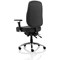 Barcelona Operator Chair, Height Adjustable Arms, Black