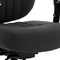 Barcelona Operator Chair, Height Adjustable Arms, Black
