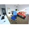 Barcelona Operator Chair, Height Adjustable Arms, Blue