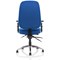 Barcelona Operator Chair, Height Adjustable Arms, Blue