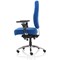 Barcelona Operator Chair, Height Adjustable Arms, Blue