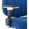 Barcelona Operator Chair, Height Adjustable Arms, Blue