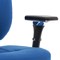 Barcelona Operator Chair, Height Adjustable Arms, Blue