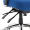 Barcelona Operator Chair, Height Adjustable Arms, Blue