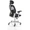 Sanderson II Mesh Back Operator Chair, Headrest, Height Adjustable Arms, Black