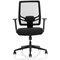 Ergo Twist Mesh Back Operator Chair, Height Adjustable Arms, Black