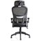 Iris Task Mesh Back Operator Chair, Headrest, Folding Arms, Black
