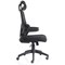Iris Task Mesh Back Operator Chair, Headrest, Folding Arms, Black