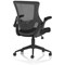Orbit Mesh Back Operator Chair, Folding Arms, Black