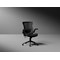Orbit Mesh Back Operator Chair, Folding Arms, Black