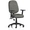 Eclipse Plus II Lever Task Operator Chair With Pump Lumbar, Height Adjustable Arms, Charcoal Eclipse Plus II Lever Task Operator Chair With Pump Lumbar, Height Adjustable Arms, Charcoal