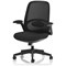 Crew 2 Task Operator Mesh Back Chair, Folding Arms, Black