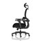 Rowan Mesh Back Chair With Headrest, Adjustable Arms, Black