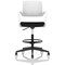 Cosmo Hi Rise Chair White Frame Black Seat
