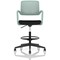Cosmo Hi Rise Chair Green Frame Black Seat
