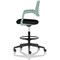 Cosmo Hi Rise Chair Green Frame Black Seat