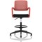 Cosmo Hi Rise Chair Red Frame Black Seat