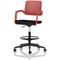 Cosmo Hi Rise Chair Red Frame Black Seat