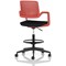 Cosmo Hi Rise Chair Red Frame Black Seat