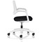 Cosmo Task Operator Chair, White Frame, Black