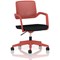 Cosmo Task Operator Chair, Red Frame, Black