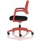 Cosmo Task Operator Chair, Red Frame, Black