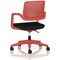 Cosmo Task Operator Chair, Red Frame, Black