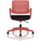 Cosmo Task Operator Chair, Red Frame, Black