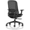 Prism Mesh Back Chair, Height Adjustable Arms, Black