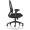 Prism Mesh Back Chair, Height Adjustable Arms, Black
