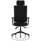 Orlena High Back Task Operator Chair, Headrest, Height Adjustable Arms, Black