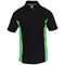 ORN Silverswift Polo Shirt, Unisex, Black/Lime, Medium