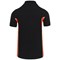 ORN Silverswift Polo Shirt, Unisex, Black/Orange, 5XL