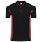 ORN Silverswift Polo Shirt, Unisex, Black/Red, Large