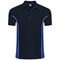ORN Silverswift Polo Shirt, Unisex, Navy Blue/Royal Blue, XS