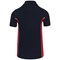 ORN Silverswift Polo Shirt, Unisex, Navy Blue/Red, 5XL