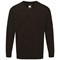 ORN Buzzard V-Neck Sweatshirt, Unisex, Black, Large