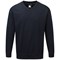 ORN Buzzard V-Neck Sweatshirt, Unisex, Navy Blue, XL