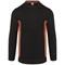 ORN Silverswift Sweatshirt, Unisex, Black/Orange, XL